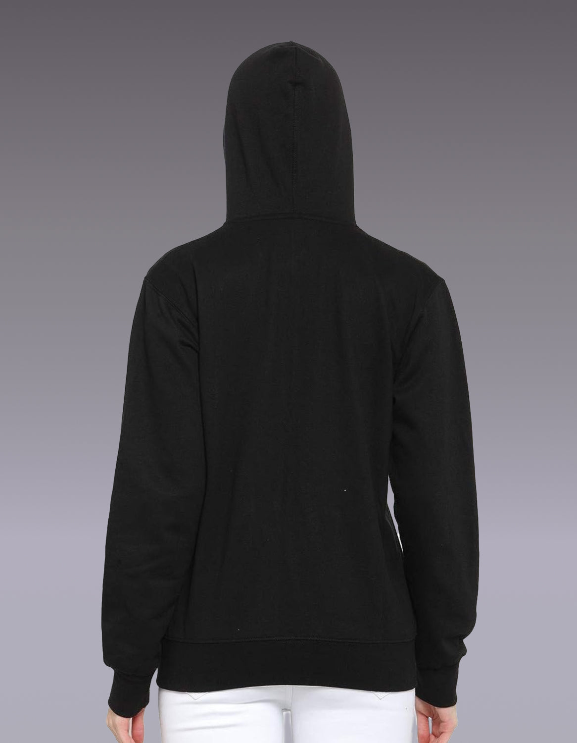 Black Zipper Hoodie