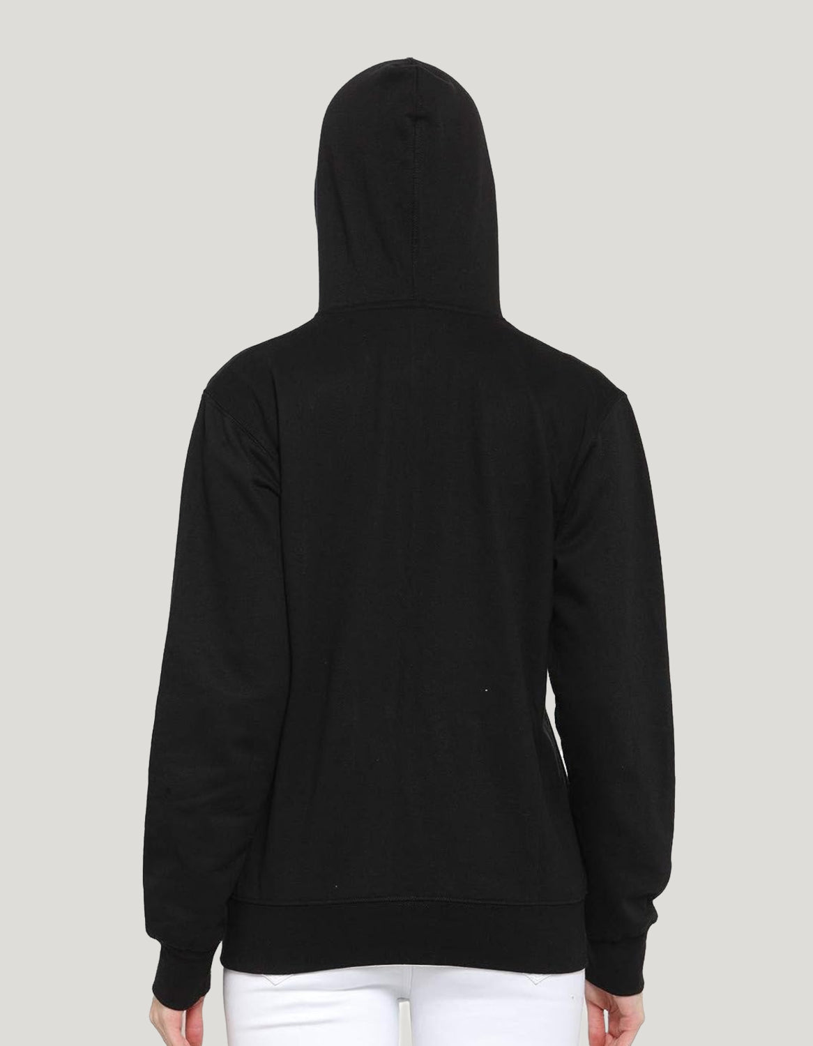 Collection of Black Zipper Hoodie in a gallery layout