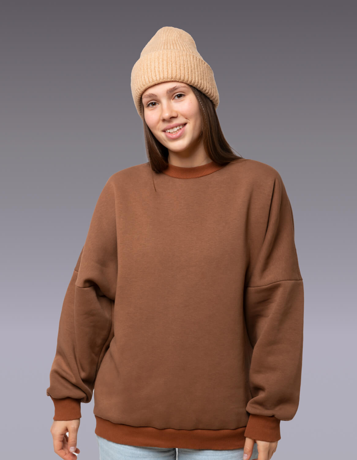 Oversized Fleece Sweatshirt