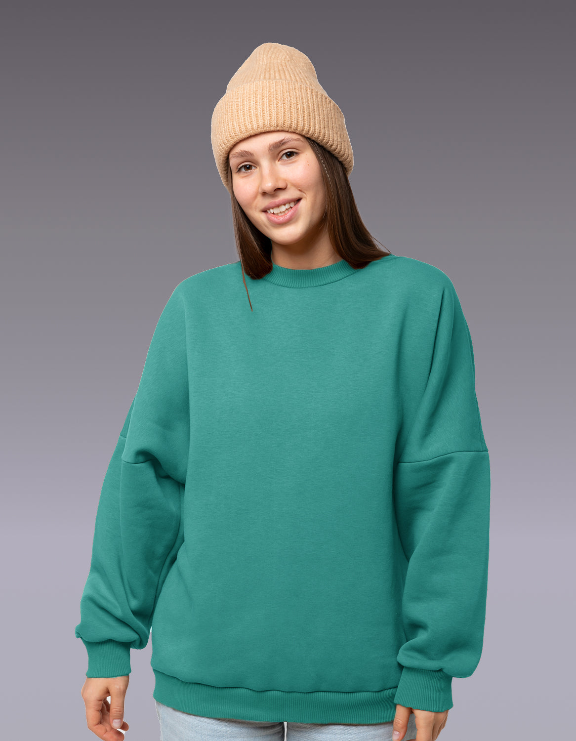 Image of Oversized Fleece Sweatshirt