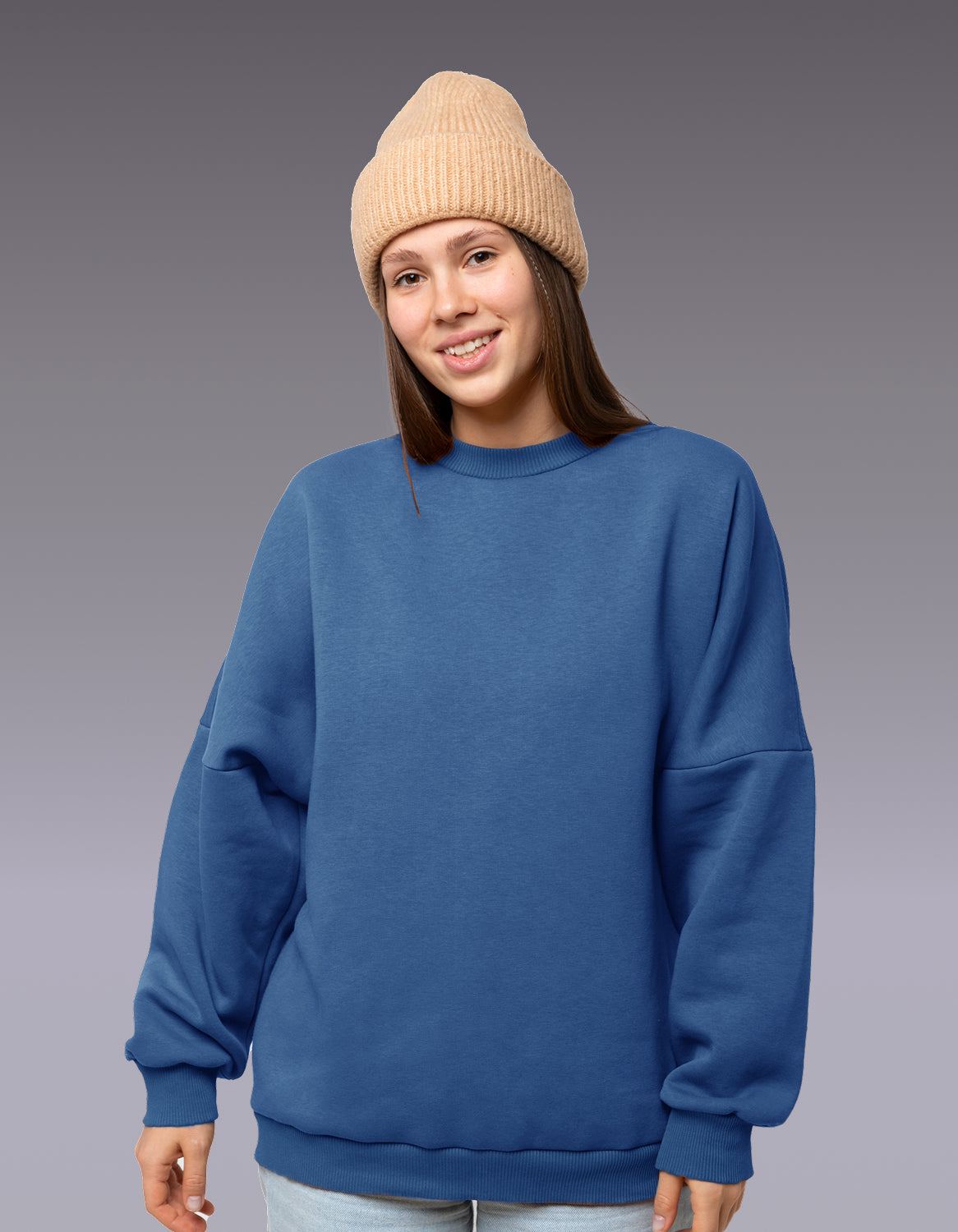 Image of Oversized Fleece Sweatshirt