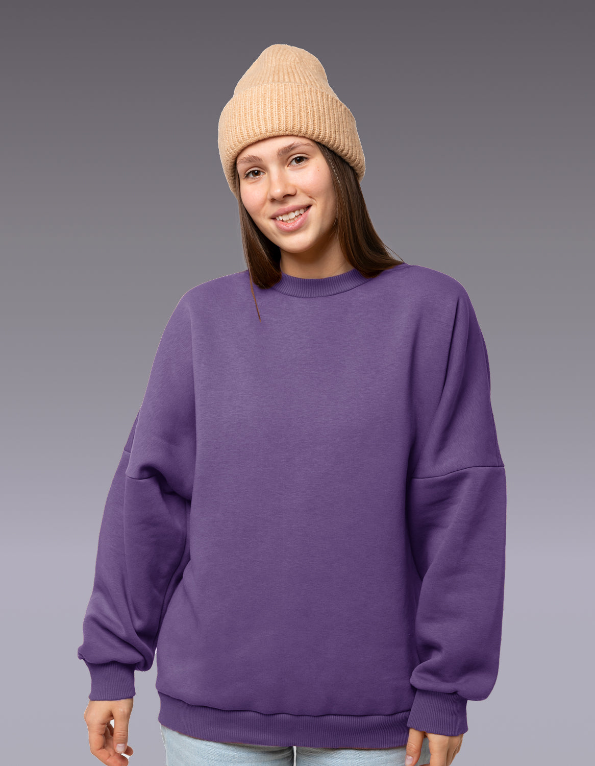 Image of Oversized Fleece Sweatshirt