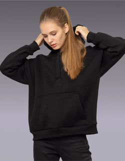 Image of Women Black Hoodie