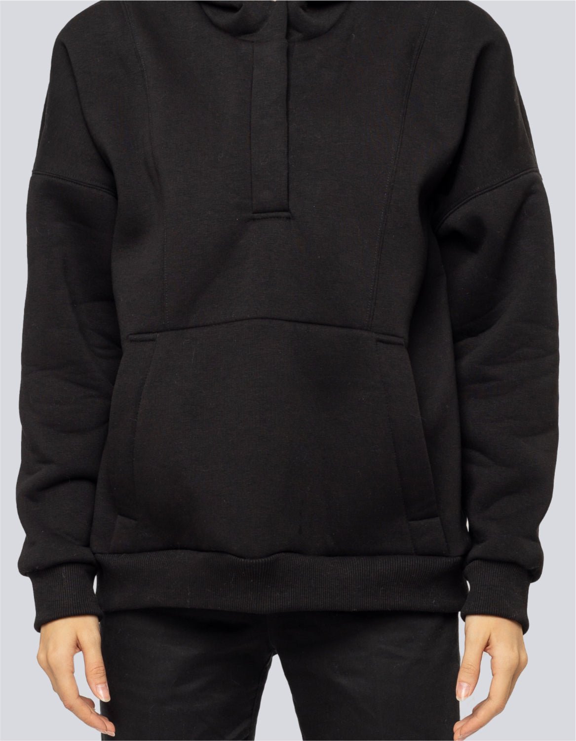 Women Black Hoodie