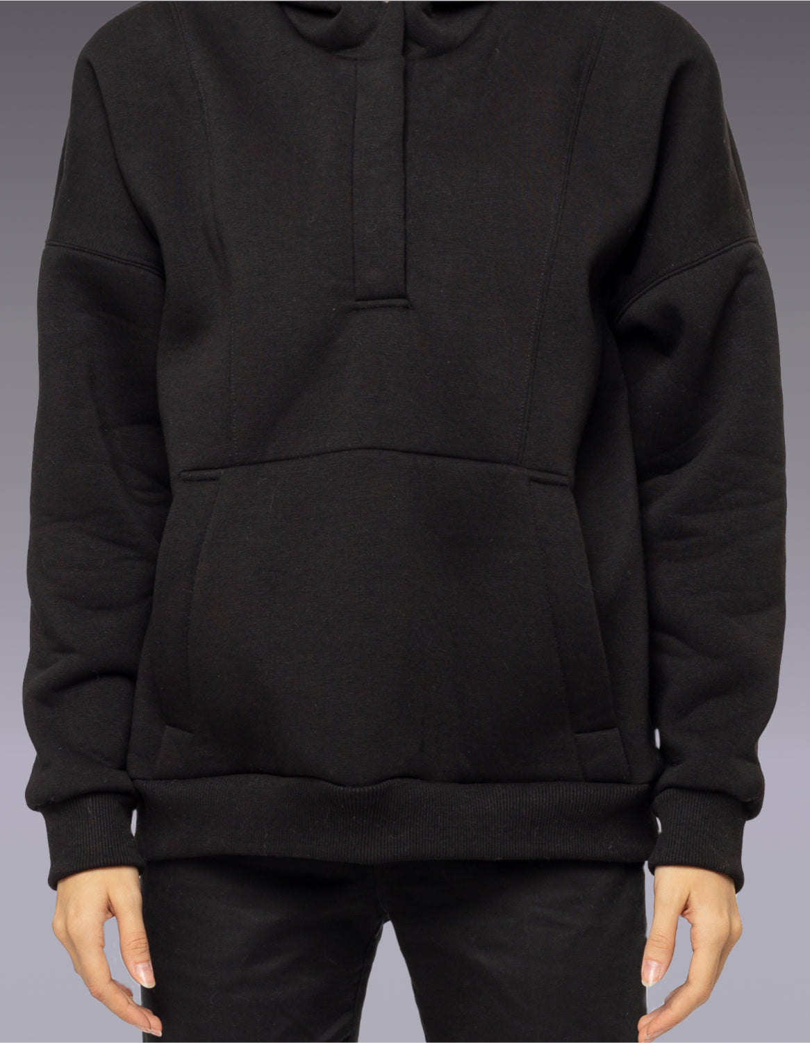 Women Black Hoodie