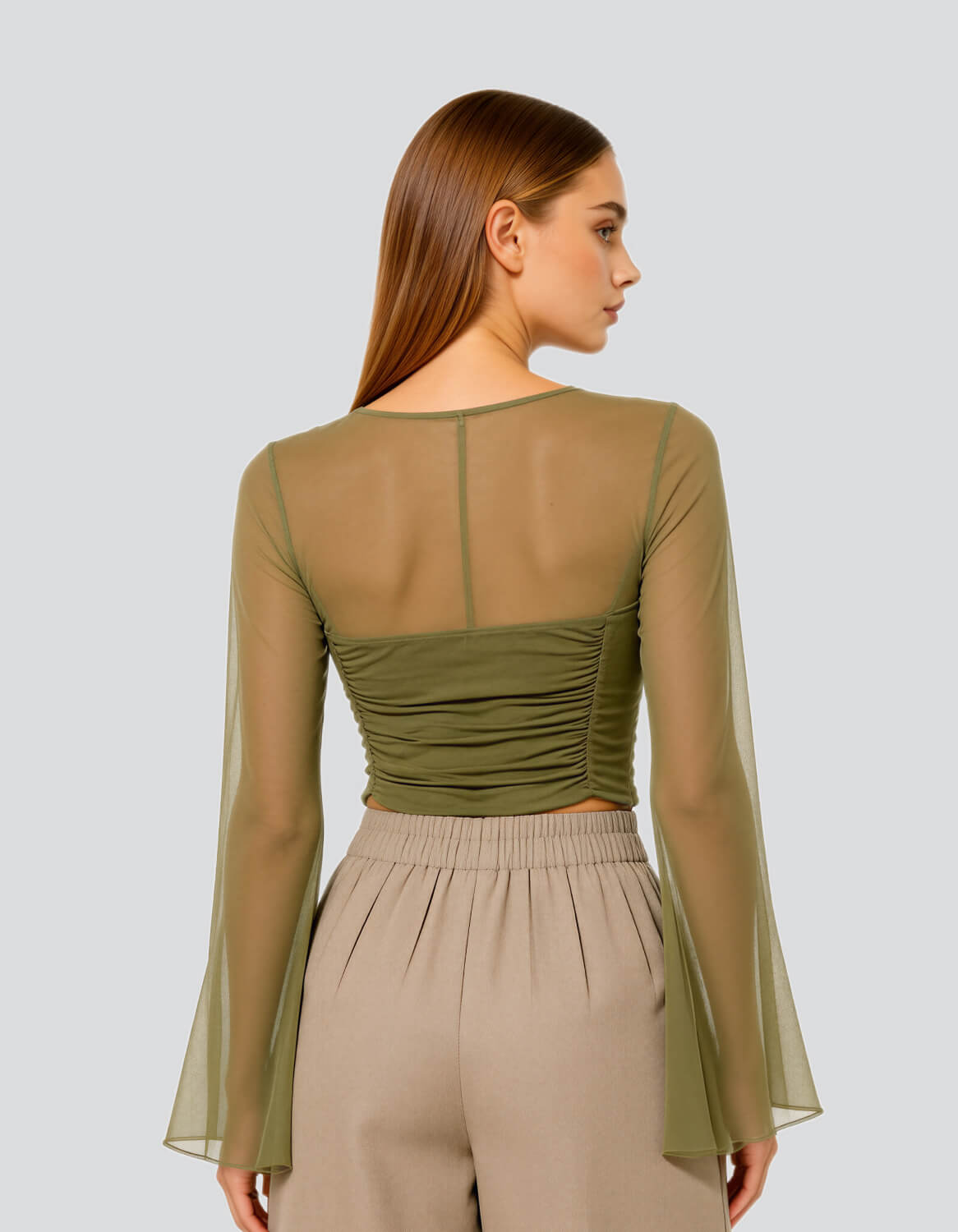 Image of Mesh Crop Top