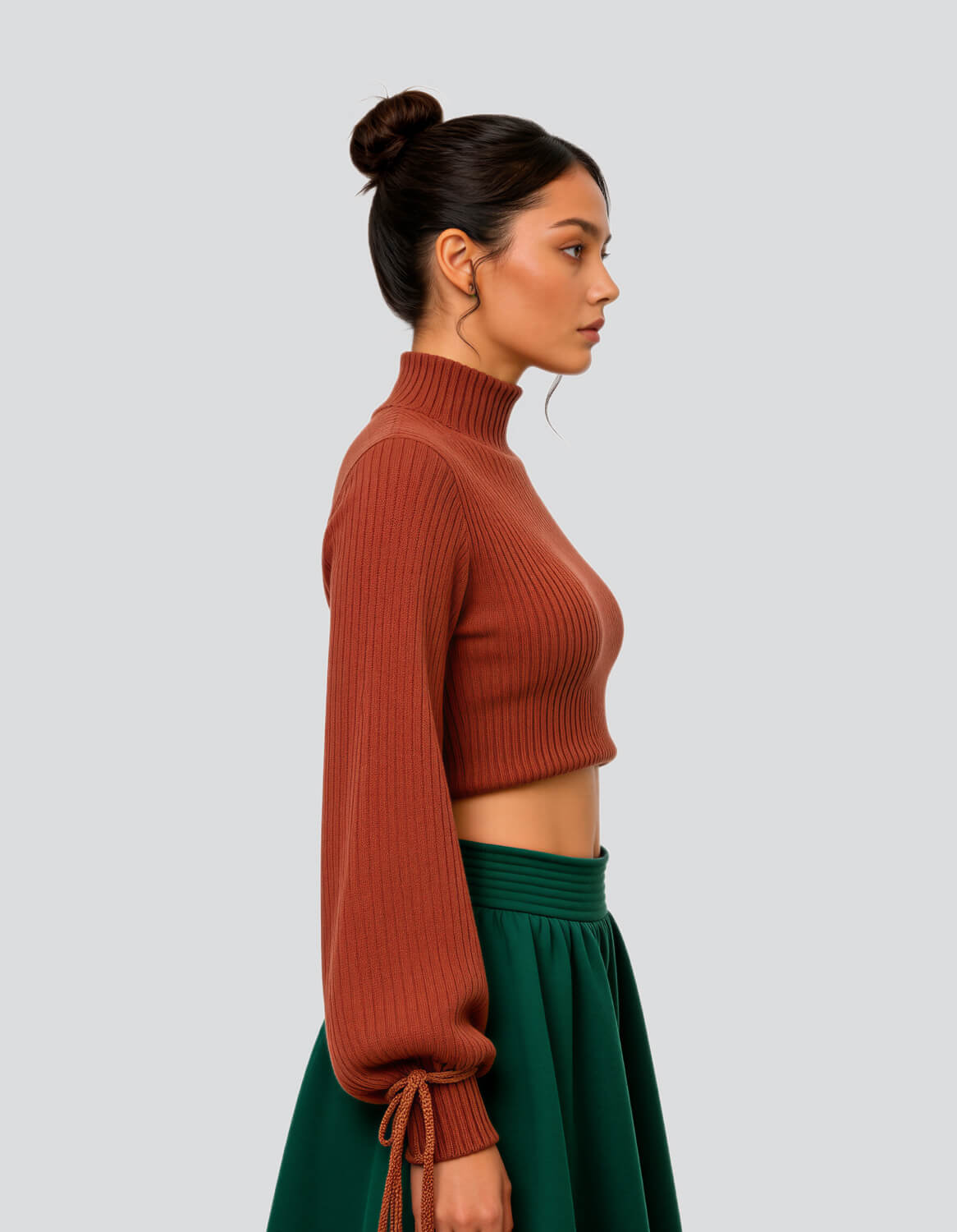 Image of Balloon Sleeve Top