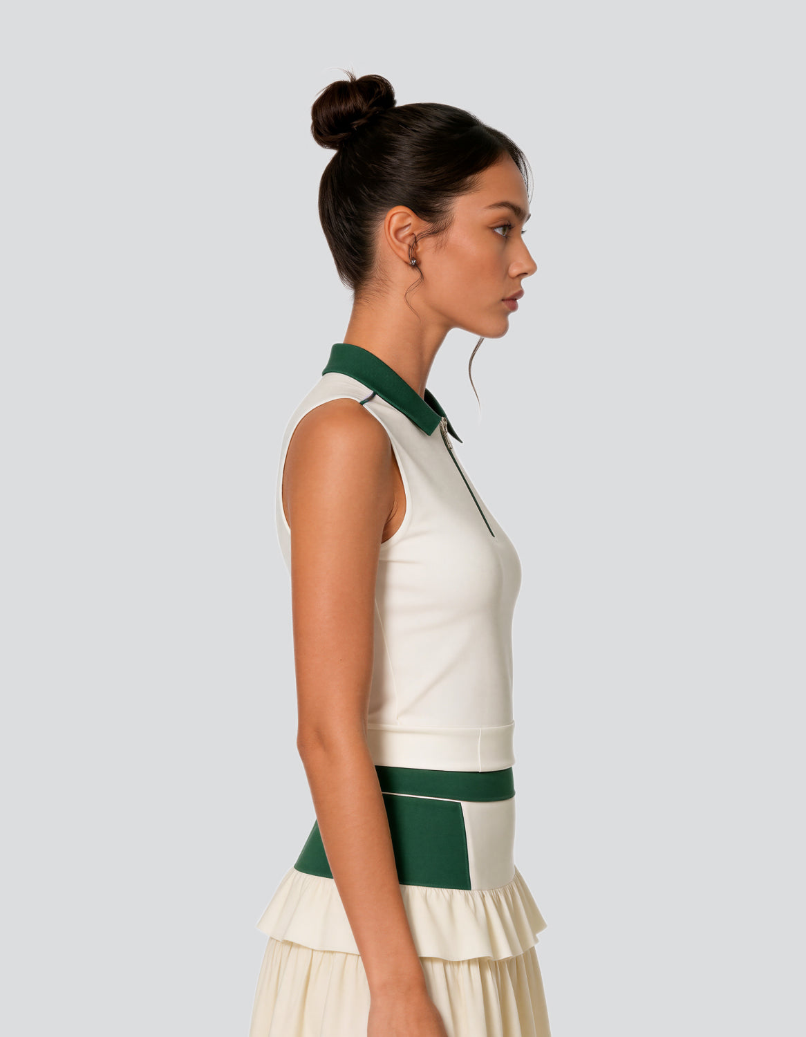 Image of Contrast Polo Top