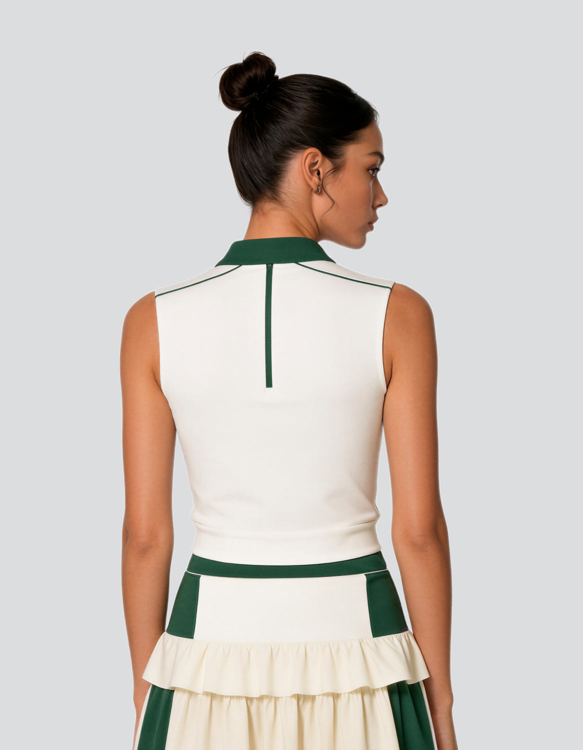Image of Contrast Polo Top