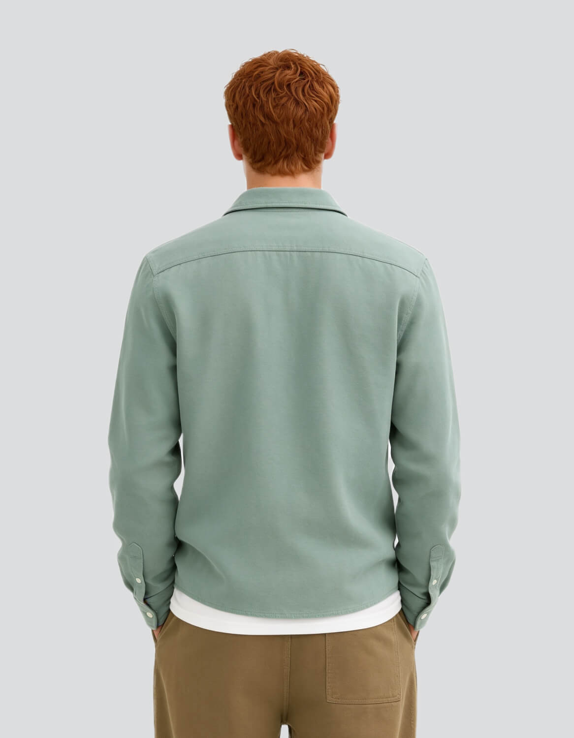 Solid Casual Overshirt