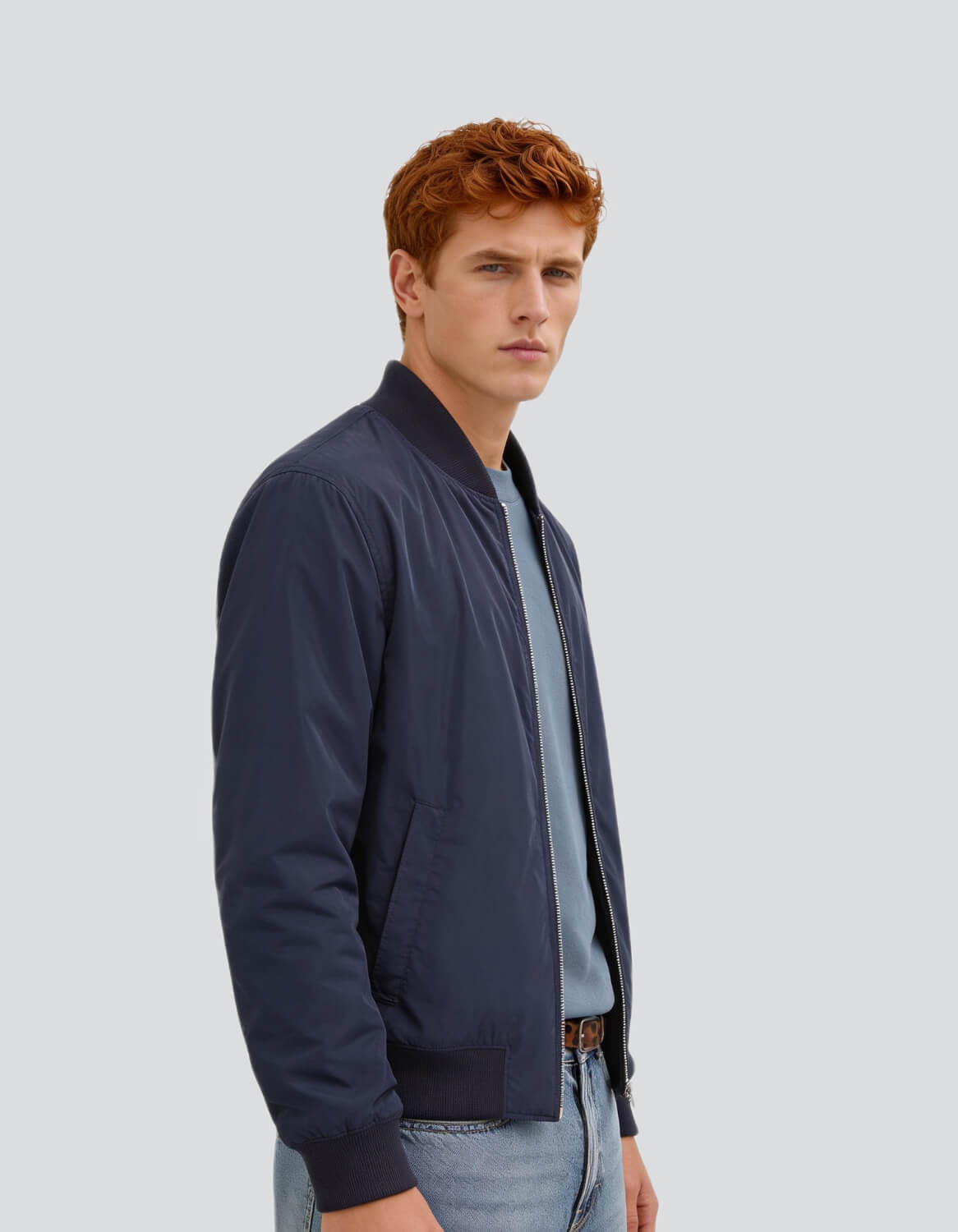 Zip-Up Bomber Jacket
