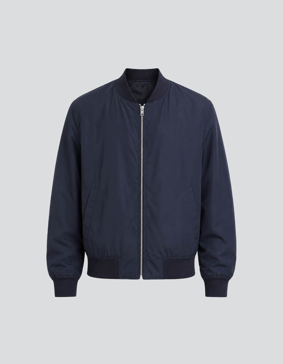 Image of Zip-Up Bomber Jacket