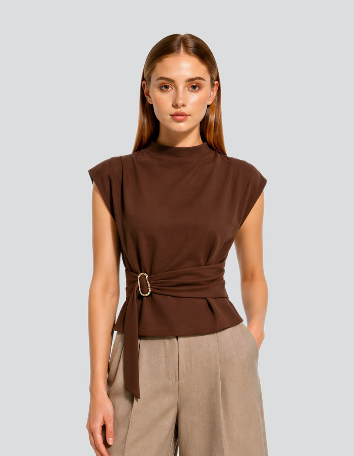 Mock Neck Top