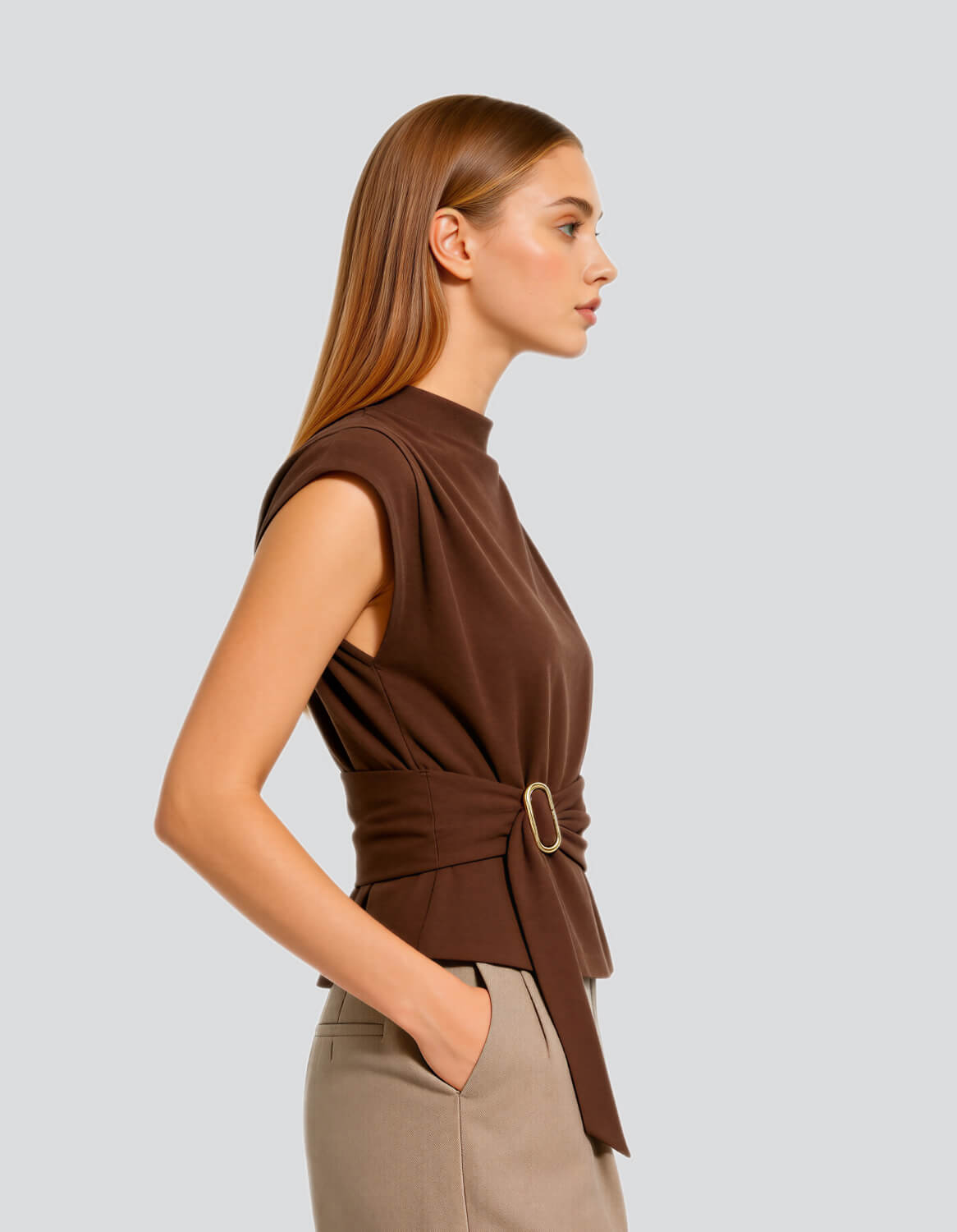 Mock Neck Top